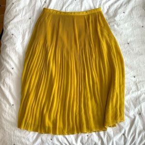 Zara Pleated Midi Skirt